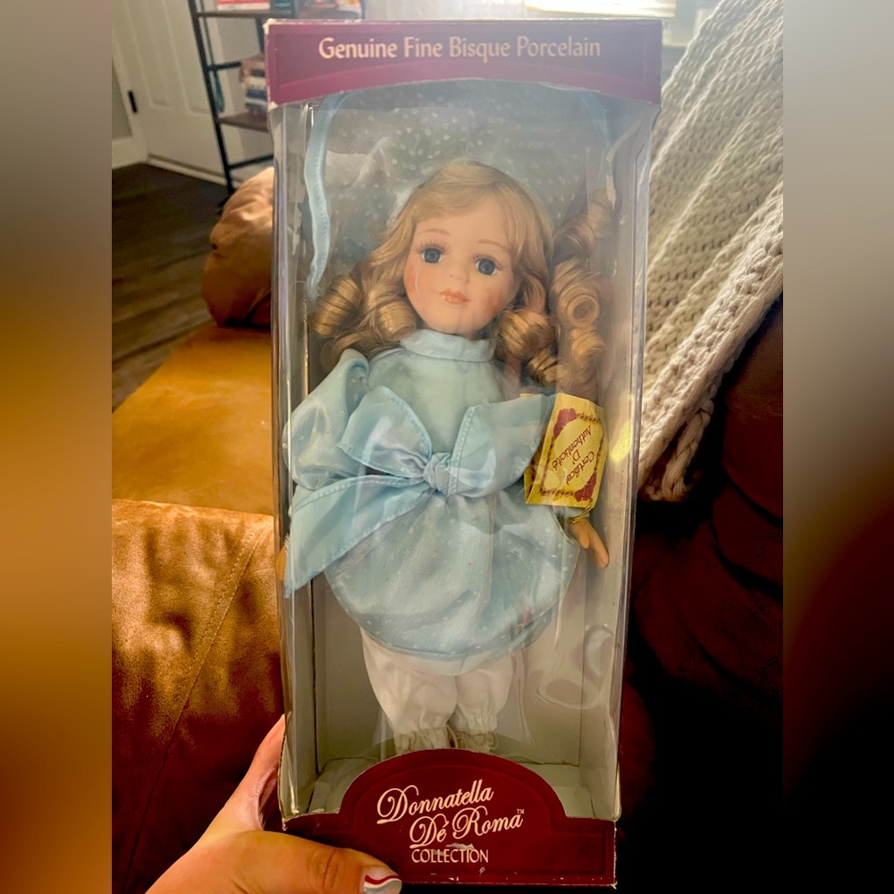 Soft Expressions Blonde Porcelain Doll